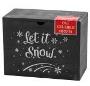Christmas - Biscuits - Let It Snow Wooden Gift Box