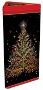 Christmas - Gift Tins - Triangle Golden Xmas Tree