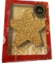 Christmas - Choc Star With Gold Sprinkles